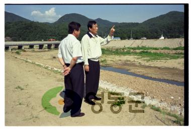 계산재 공사현장 시찰 사진