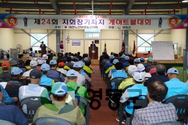 2018.9.14 영동군 지회장기 게이트볼대회