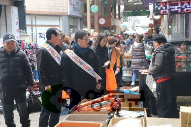 2018 2.14 전통시장 장보기 행사 사진