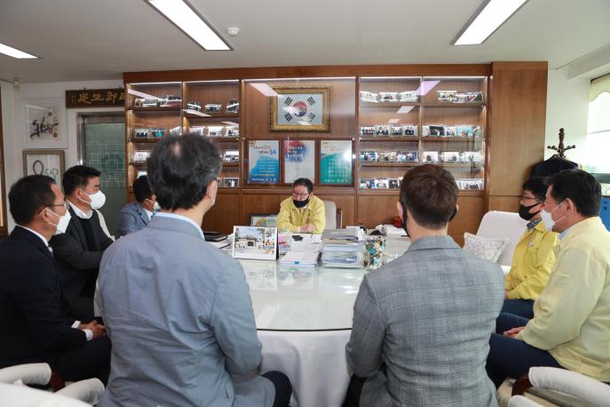 2020.05.25 부용지구 새뜰마을 경관개선사업 업무협약식 사진