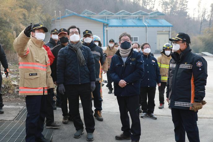 2021.02.22 산불피해지역 현장점검 사진