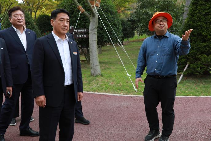 2022.09.27 자매결연 신안군 비금도 조형물 제막식 사진